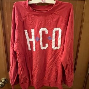 Hollister Vibrant Red Pullover